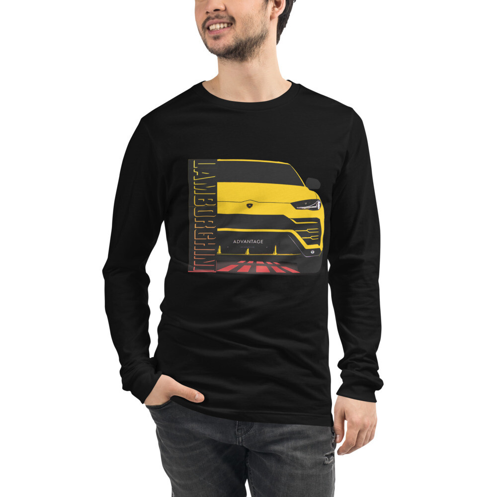 Lamborghini urus t-shirt, Bella Canvas Unisex Long Sleeve, Urus Graphic Tee, Cute Shirts, crew neck tees.