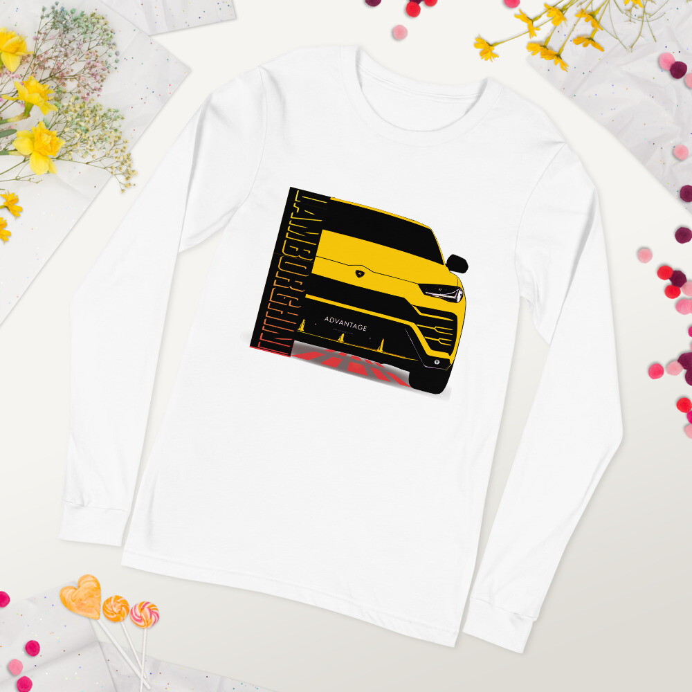 Lamborghini urus t-shirt, Bella Canvas Unisex Long Sleeve, Urus Graphic Tee, Cute Shirts, crew neck tees.