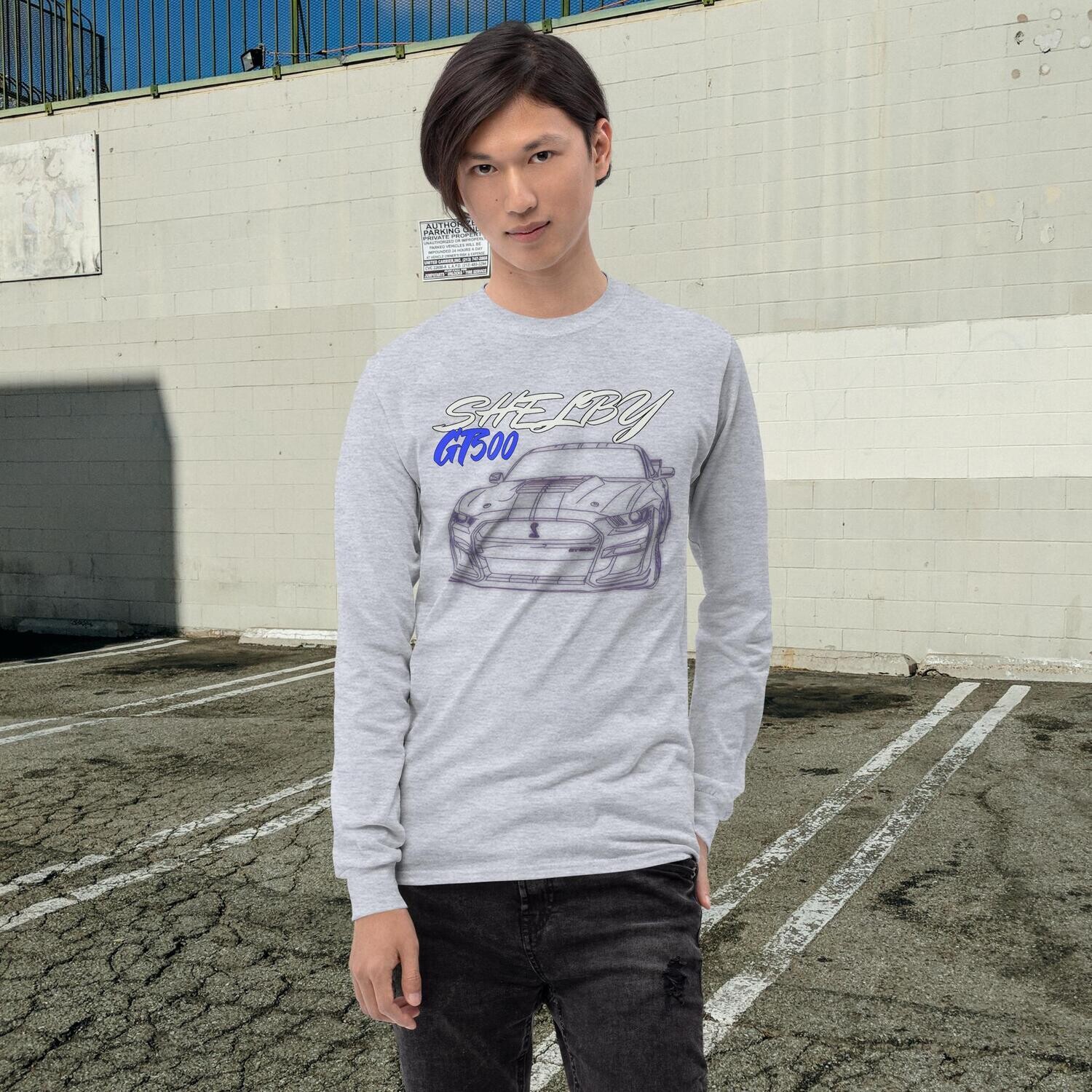 Ford Mustang Shelby GT500 T-Shirt Adult Long Sleeve Gildan