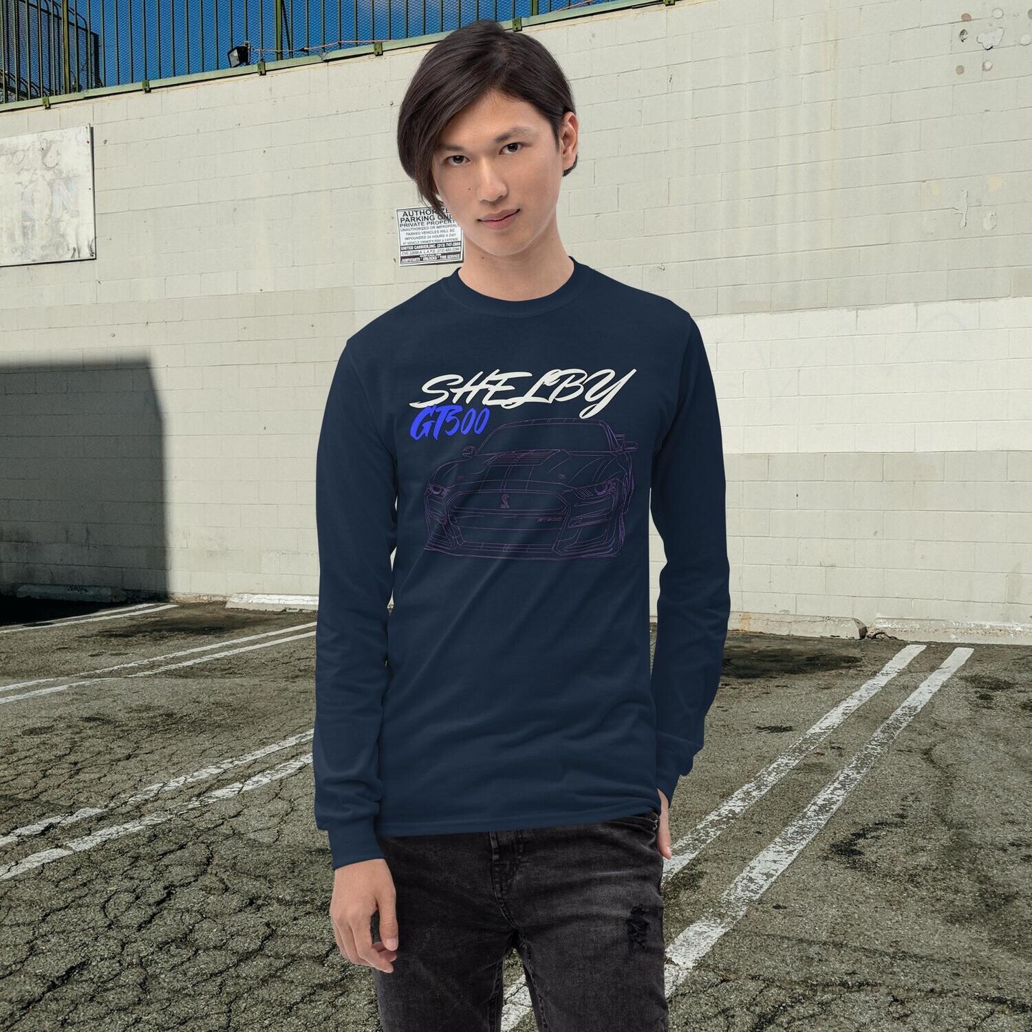 Ford Mustang Shelby GT500 T-Shirt Adult Long Sleeve Gildan