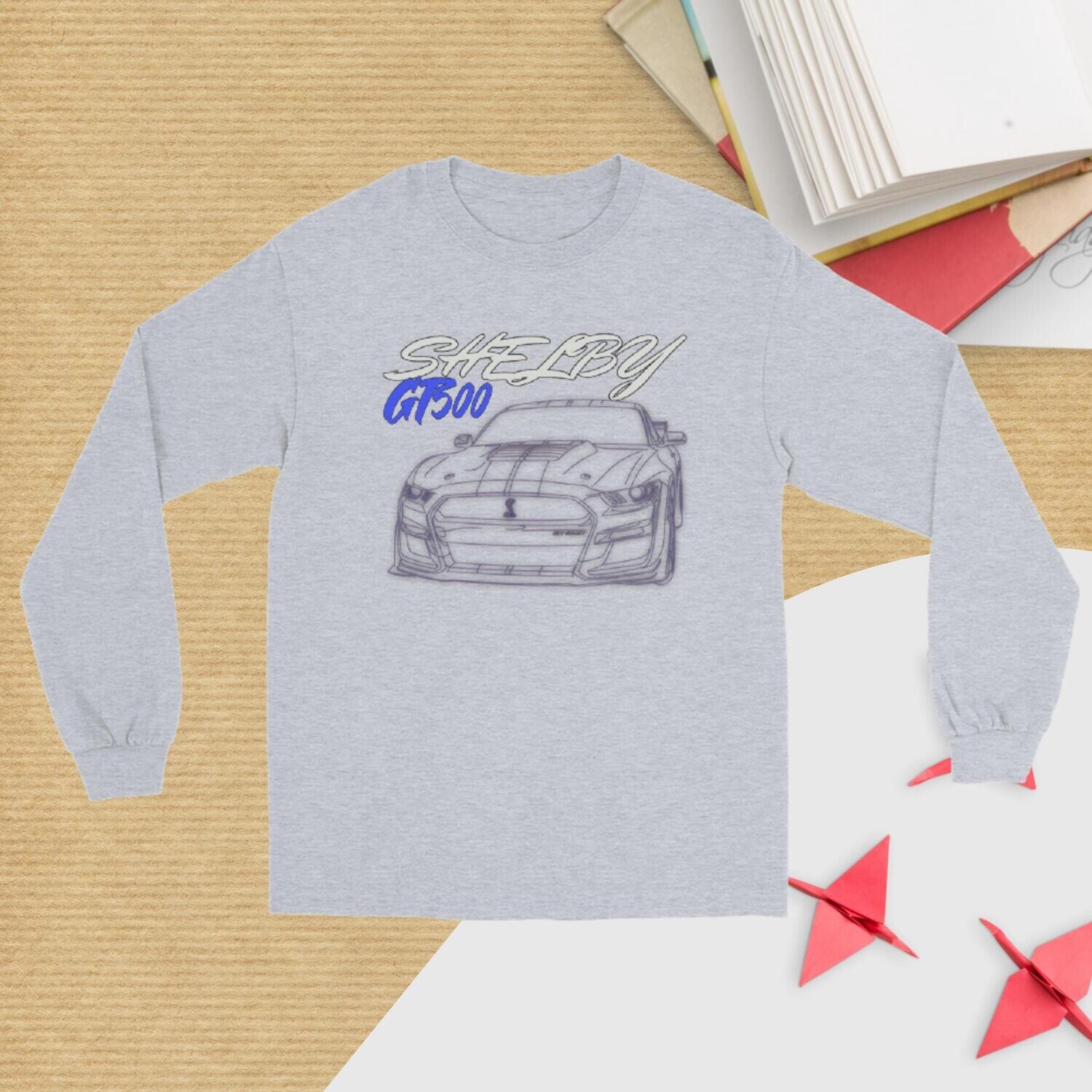 Ford Mustang Shelby GT500 T-Shirt Adult Long Sleeve Gildan