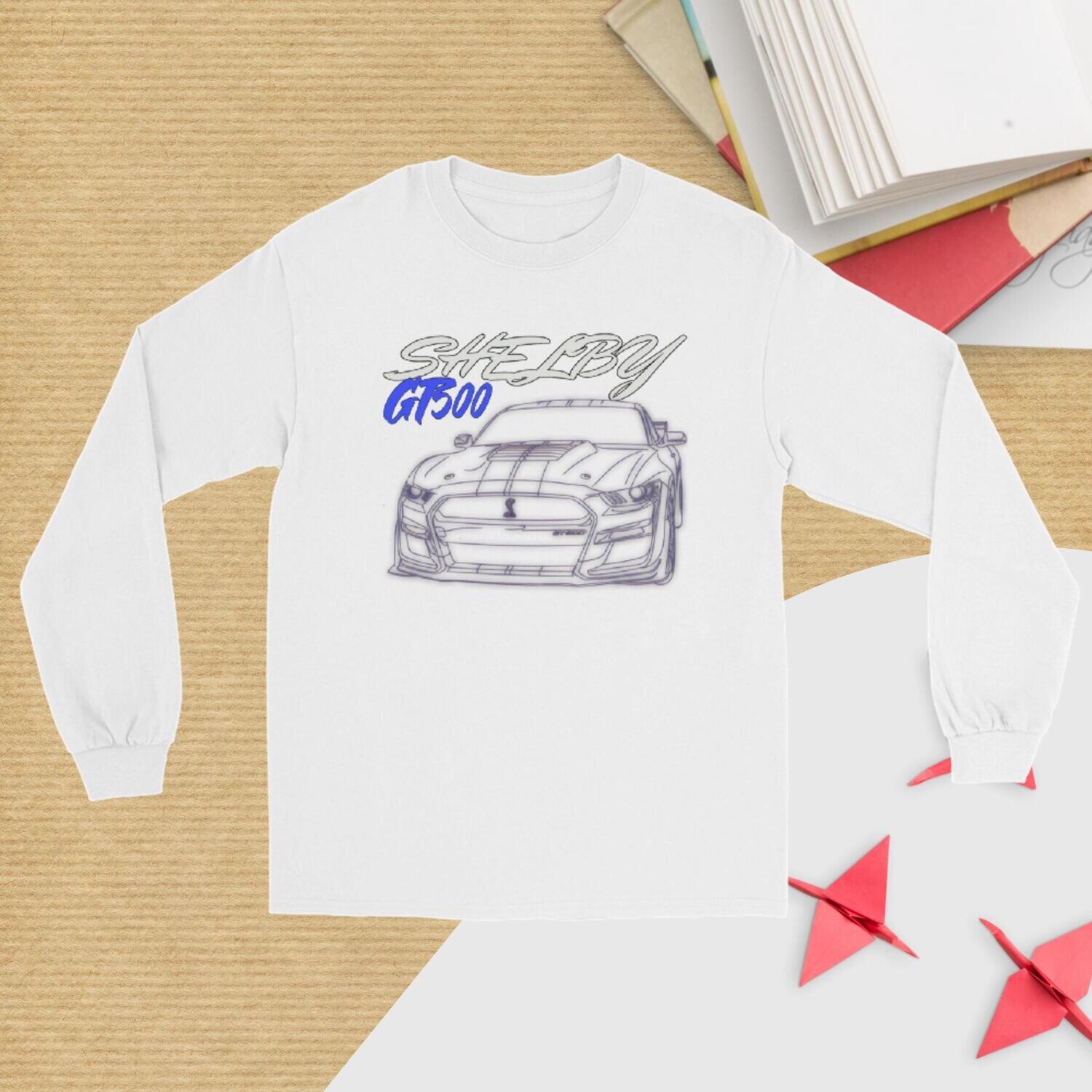 Ford Mustang Shelby GT500 T-Shirt Adult Long Sleeve Gildan