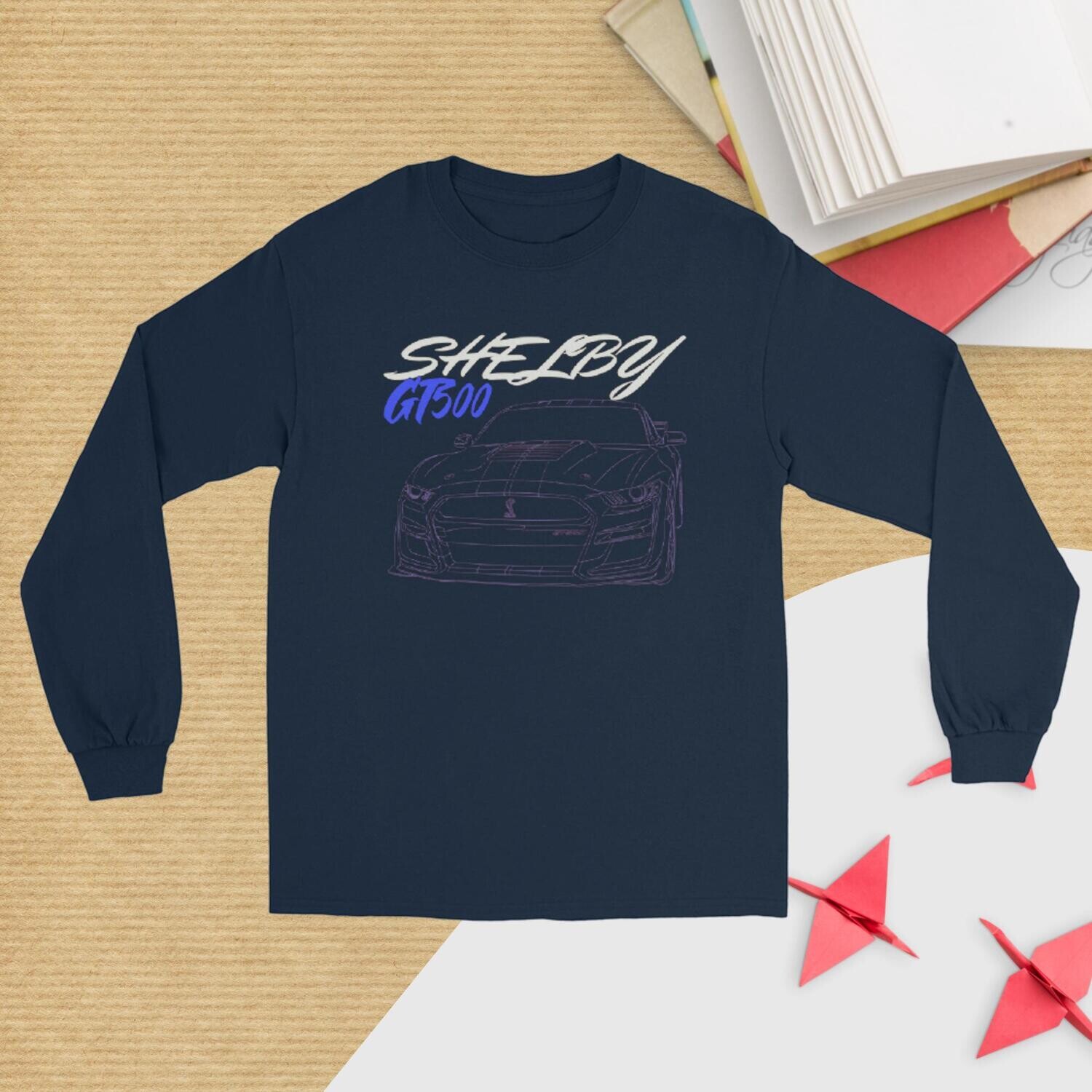 Ford Mustang Shelby GT500 T-Shirt Adult Long Sleeve Gildan