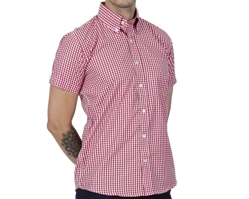 Gingham Shirt Red