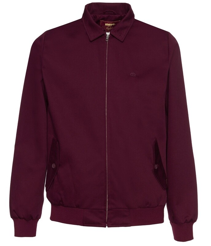 Merc of London Harrington Burgundy