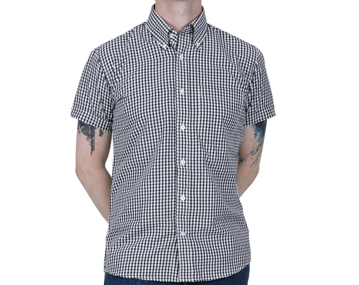 Gingham Shirt Black