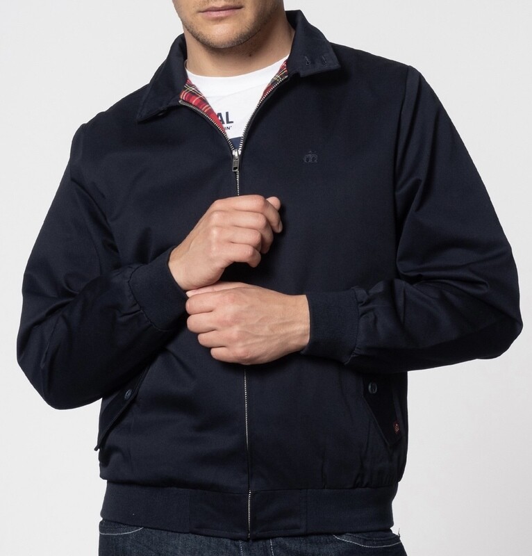 Merc of London Harrington Navy