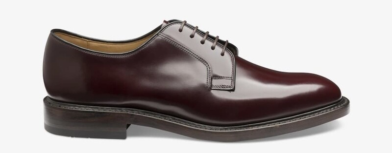 Loake Burgundy Terry shoes