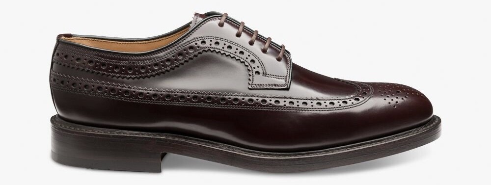 Loake Oxblood Brogue shoes