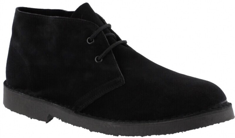 Suede Desert Boots Black