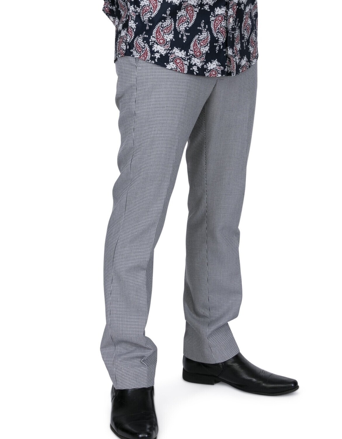 Trousers Check Sta-Prest Dogtooth