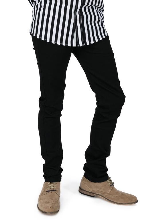 Relco Black Skinny Jeans