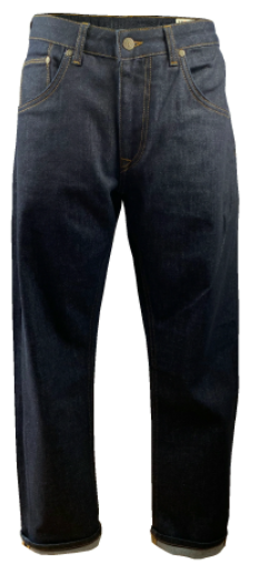 Trojan Straight Leg Badged Jean