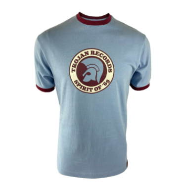 Trojan Spirit Of '69 Logo T-Shirt Sky