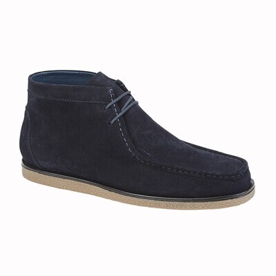 Navy Suede Wallabees Boots