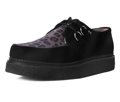 TUK Creepers Leopard Suede