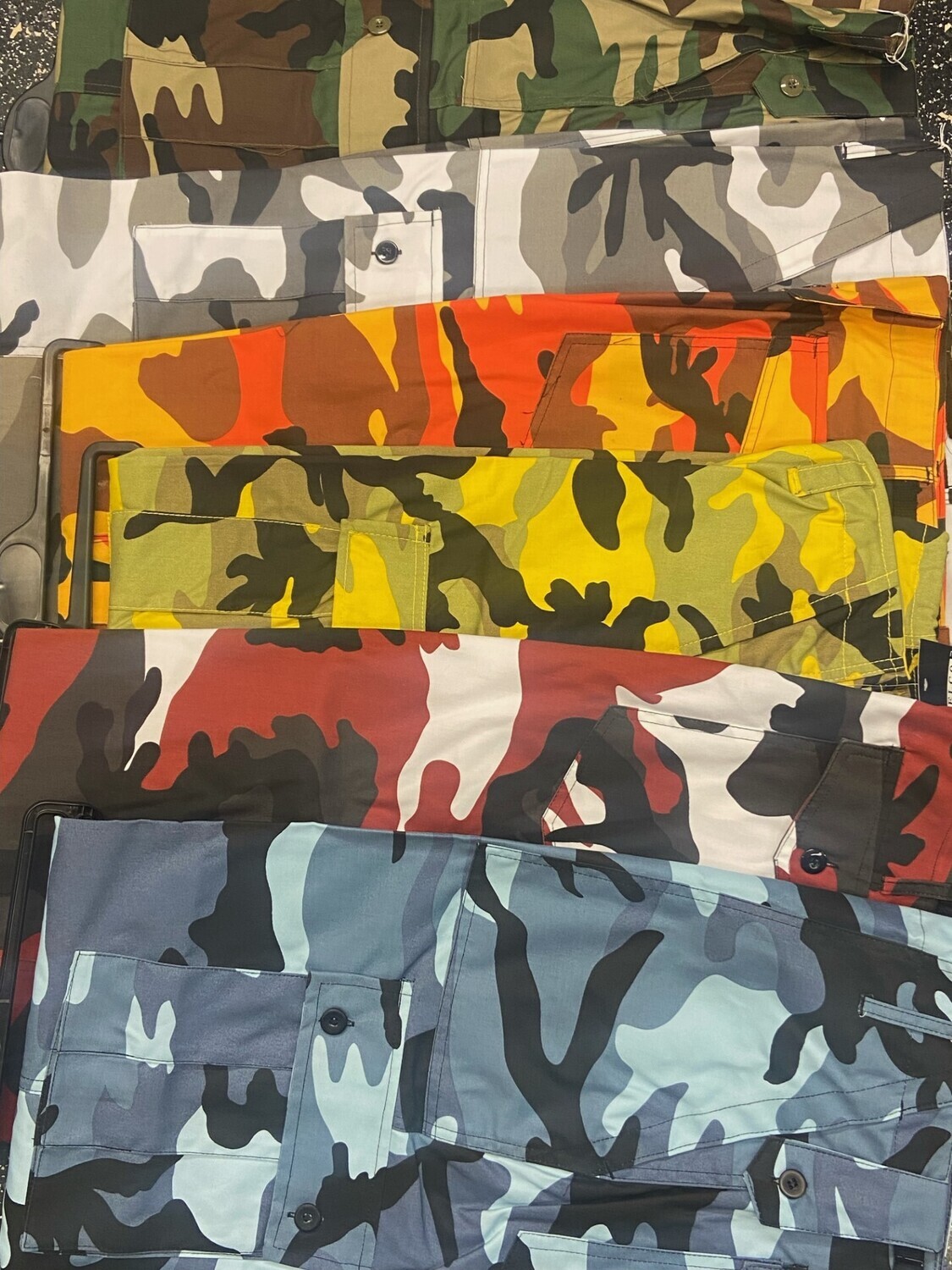 Camo Cargos - CALL BEFORE ORDERING 01415520066