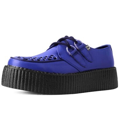 TUK Creepers Blue Vegan shoes