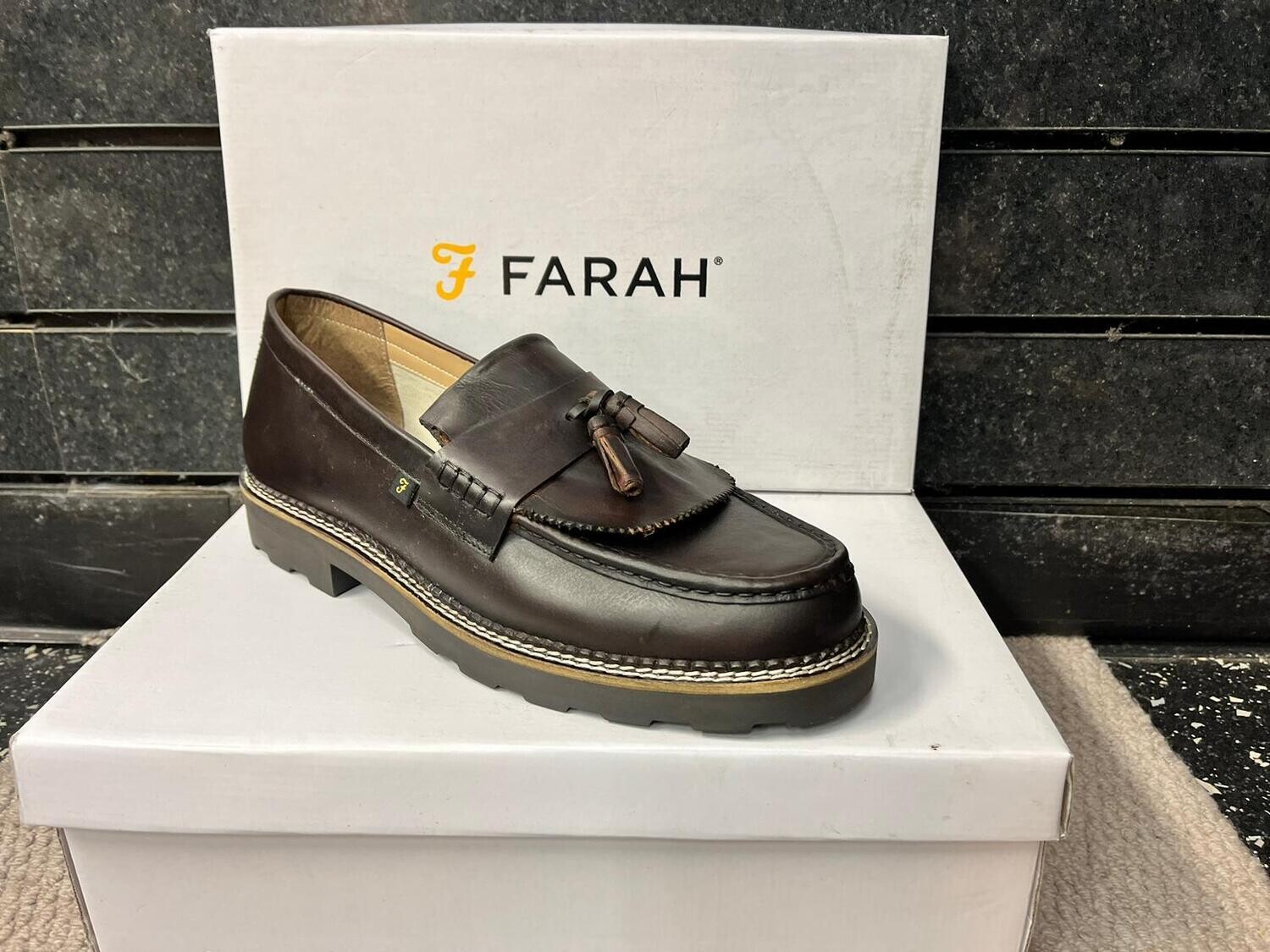 Moorfield Loafer Brown Farah Shoes