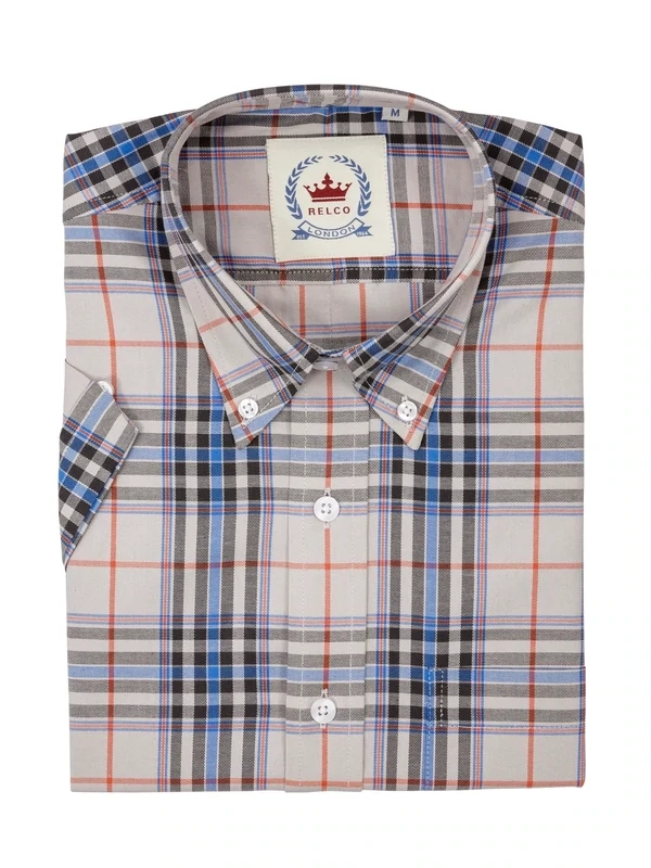 Relco Stone Check shirt