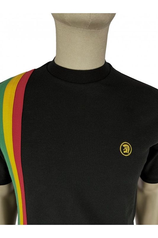 Racing stripe tee