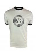 Trojan Houndstooth Logo Tee