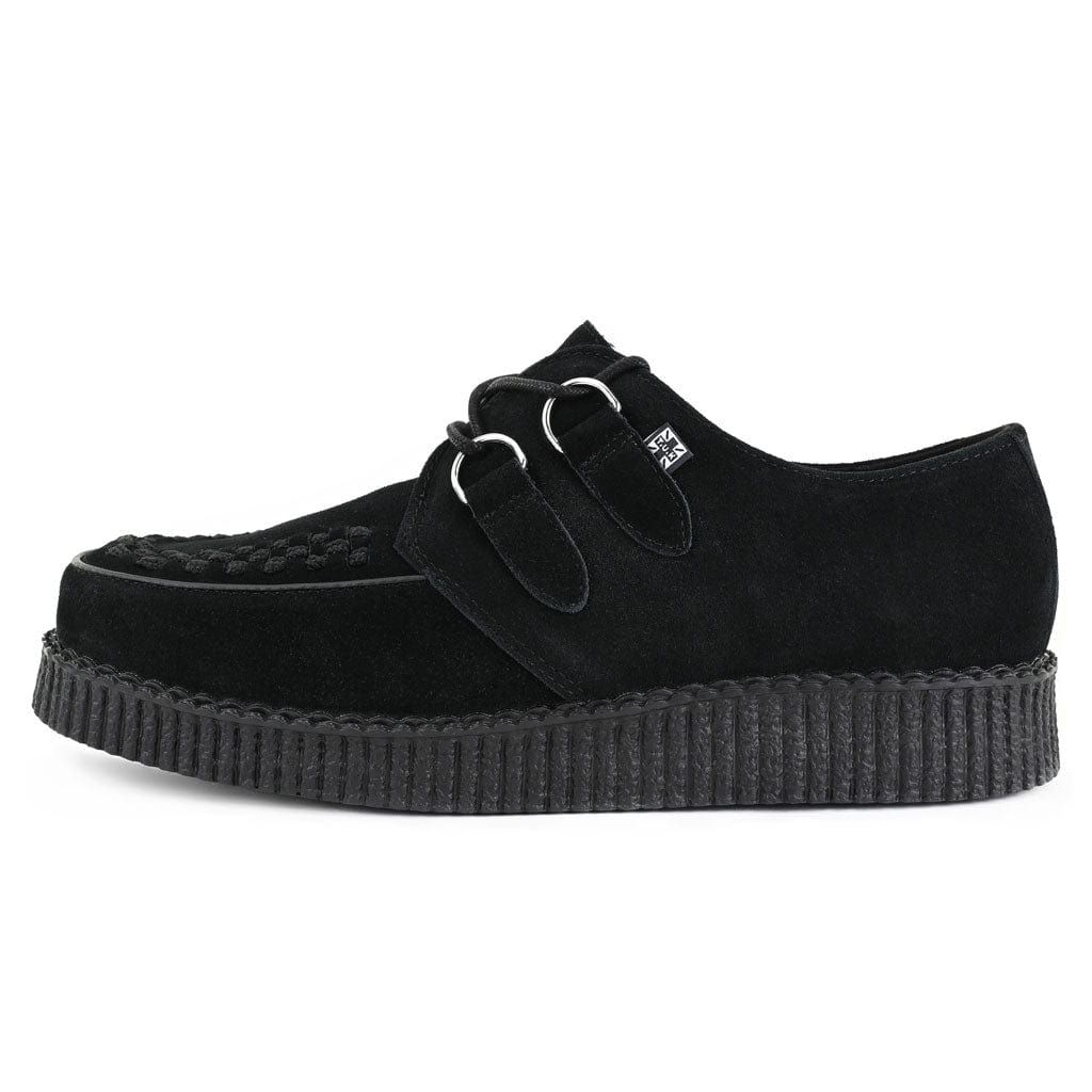 TUK Creepers Black Suede shoes