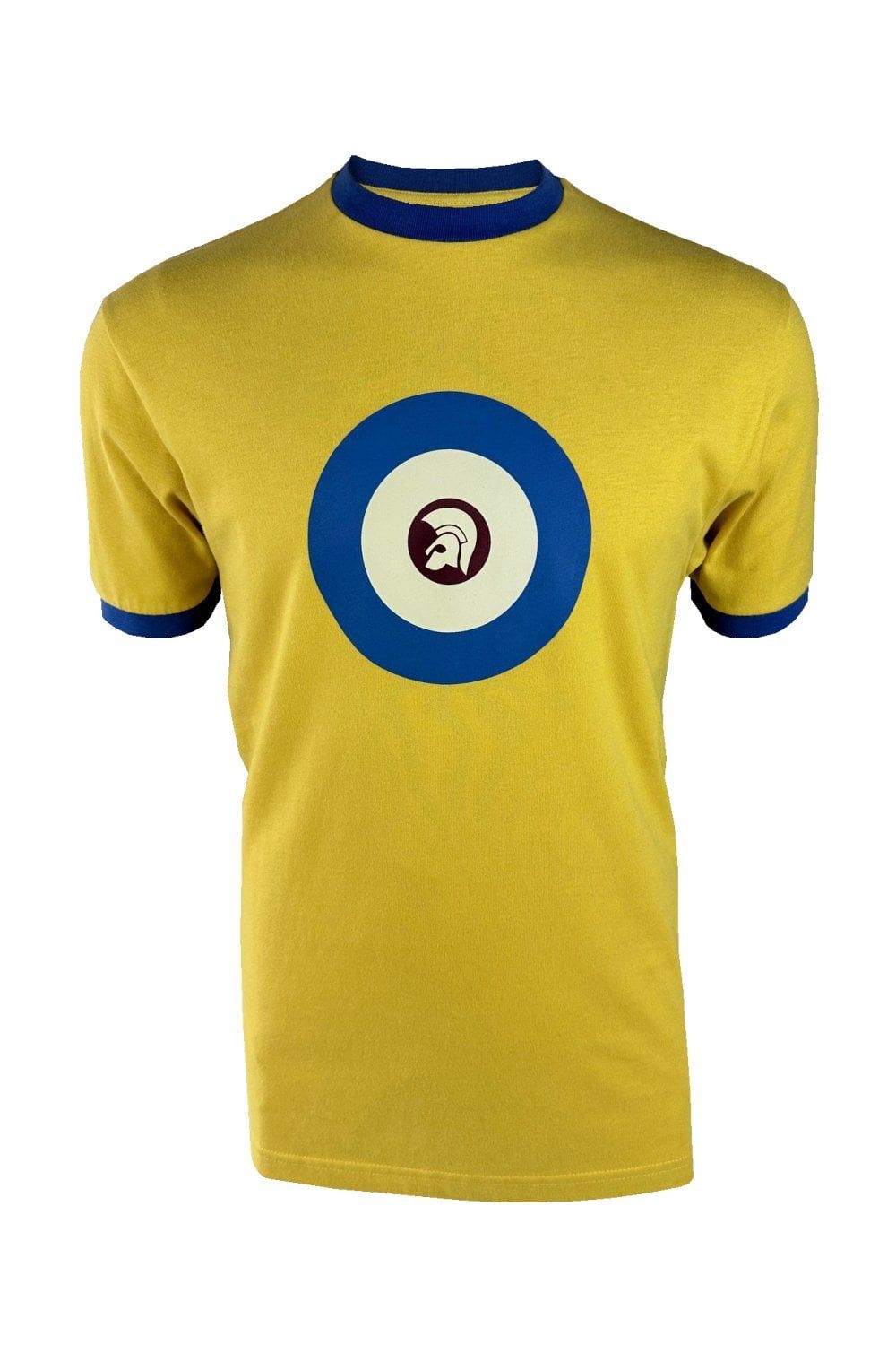 Trojan Target Ringer T-Shirt Mustard