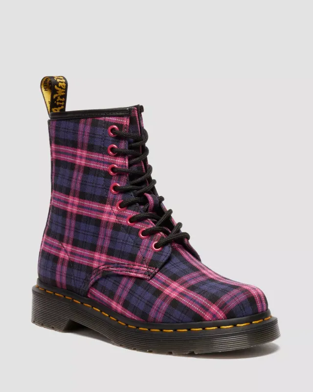 Dr. Martens Pink Multi Tartan