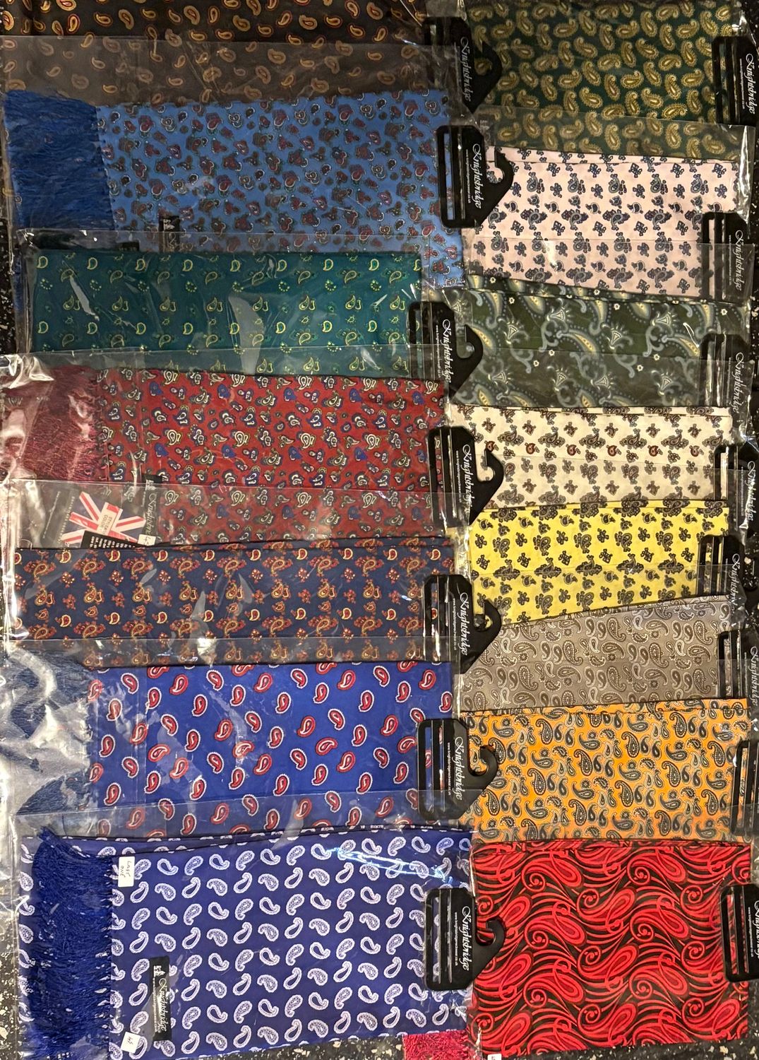 Knightsbridge Silk Scarves - Call Before Ordering (0141 552 0066)