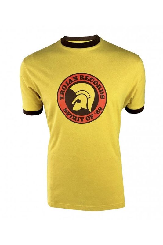 Trojan Spirit Of '69 logo T-Shirt Mustard