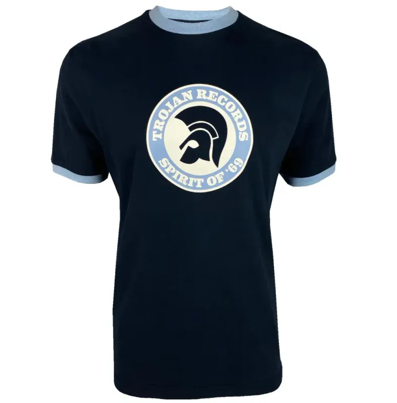 Trojan Spirit of 69 Logo T-Shirt Navy