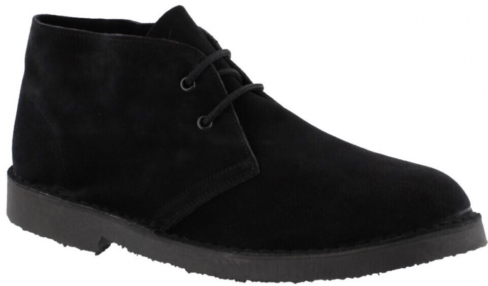 Suede Desert Boots Black