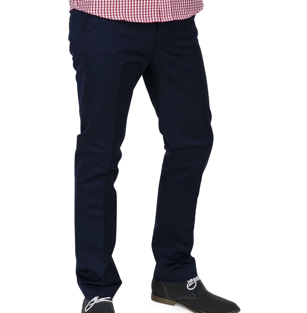 Trousers Navy Sta-Prest Trousers Navy Sta-Prest