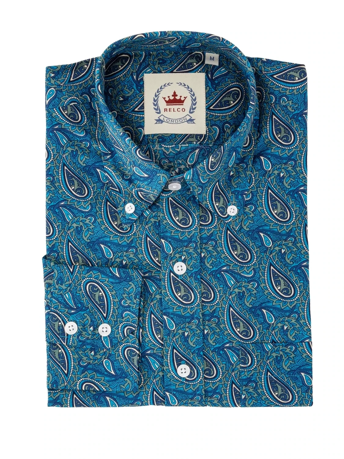 Relco Blue Paisley shirt