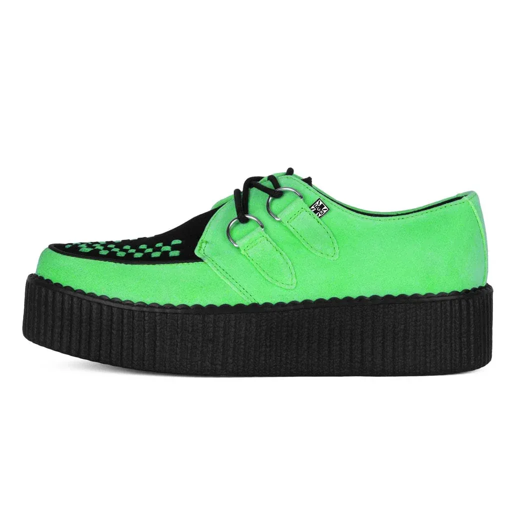 Viva High Creeper Neon Green Suede