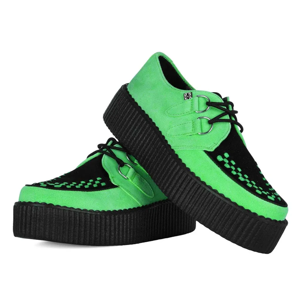 Viva High Creeper Neon Green Suede