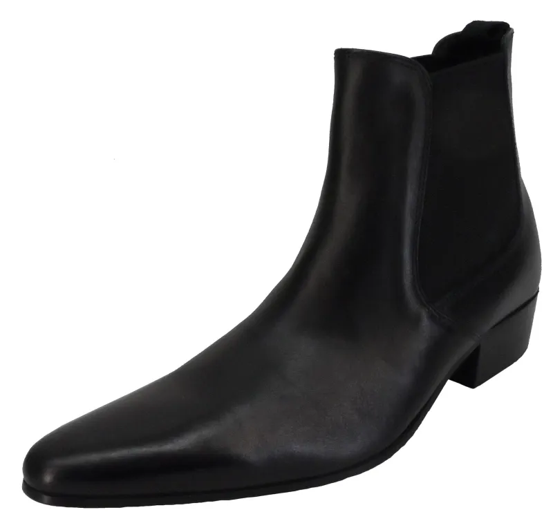 Ikon Original Revolver Black Leather Beatle Boots Ikon Original Revolver Black Leather Beatle Boots