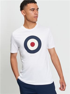 Ben Sherman Signature Target Tee - White Ben Sherman Signature Target Tee - White