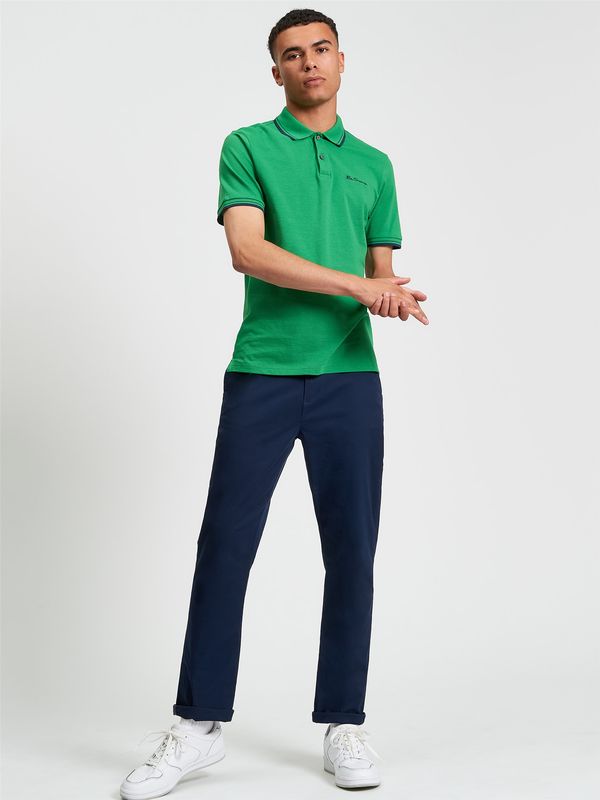 Ben Sherman Signature Pique Polo in Hunter Green