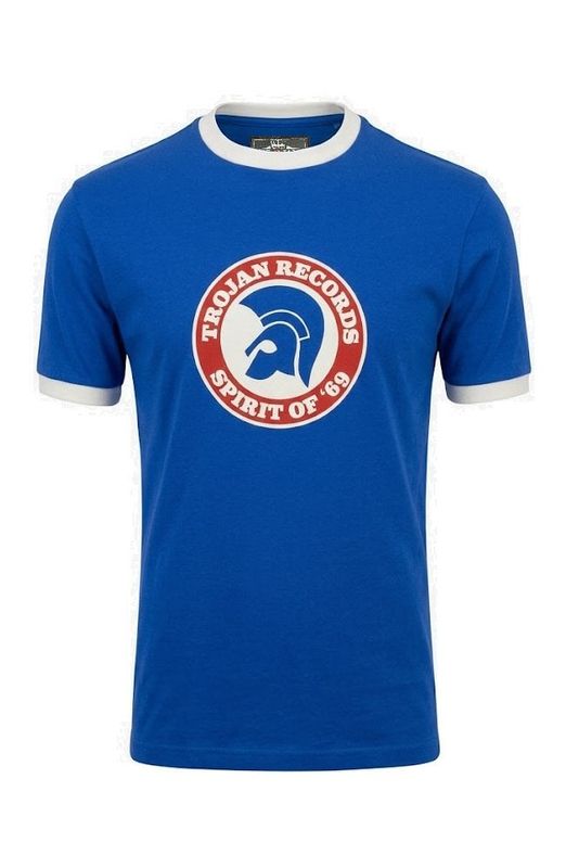 Trojan Spirit Of '69 logo tee in Cobalt Trojan Spirit Of '69 logo tee in Cobalt