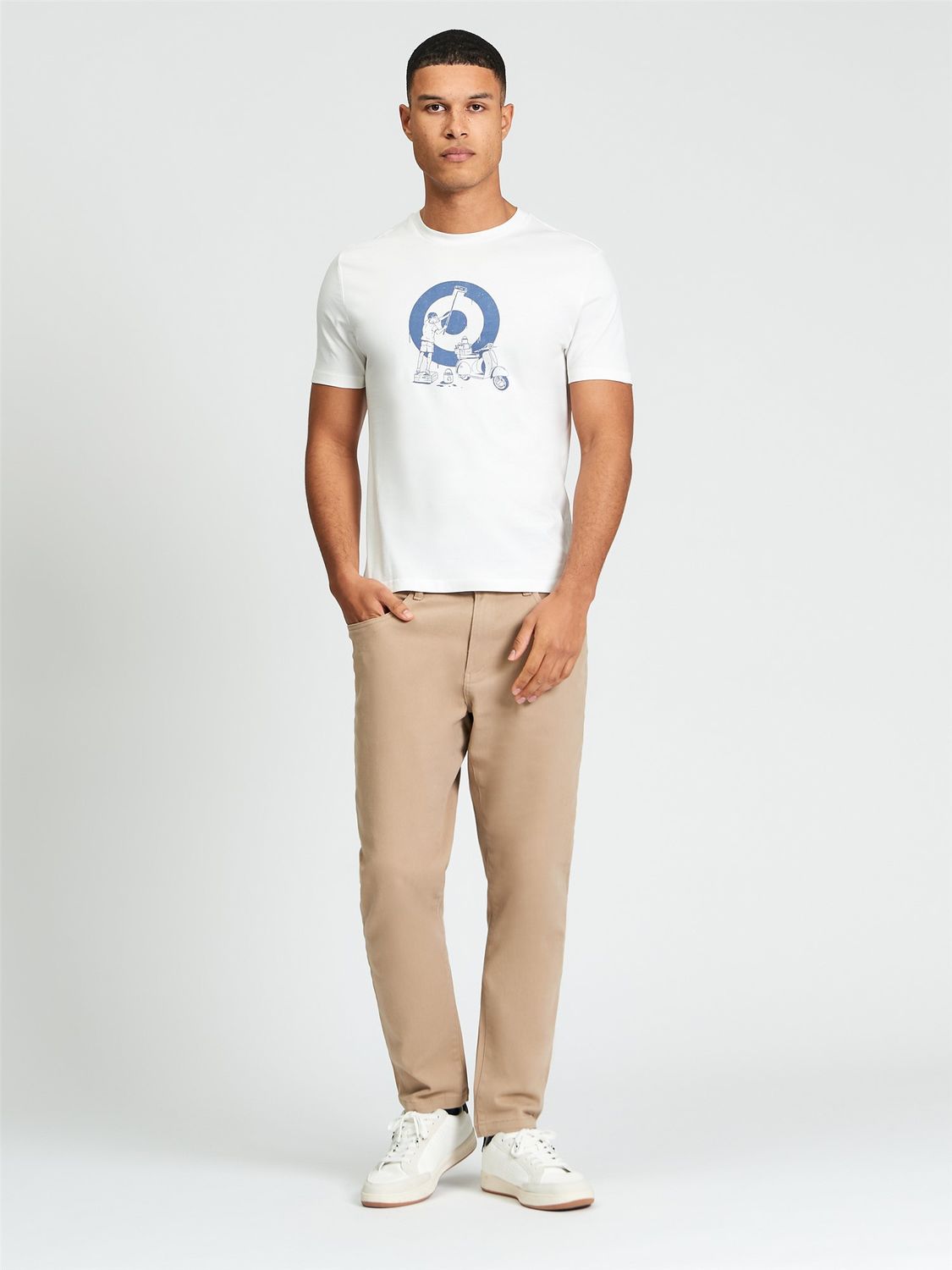 Rascal Target Tee in Ivory