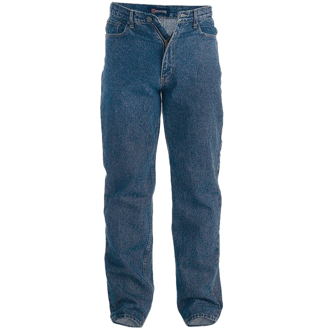 Rockford Mens Comfort Fit Big & Tall Kingsize Jeans - Blue