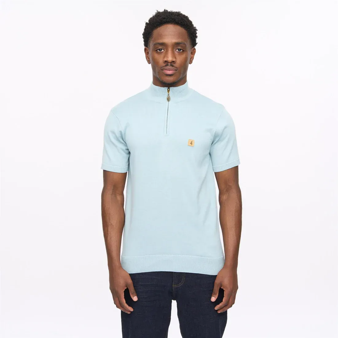 Gabicci 'Lasso' Quarter Zip Casual in Mint