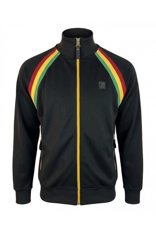 Trojan Raglan Taped Track Top Rasta