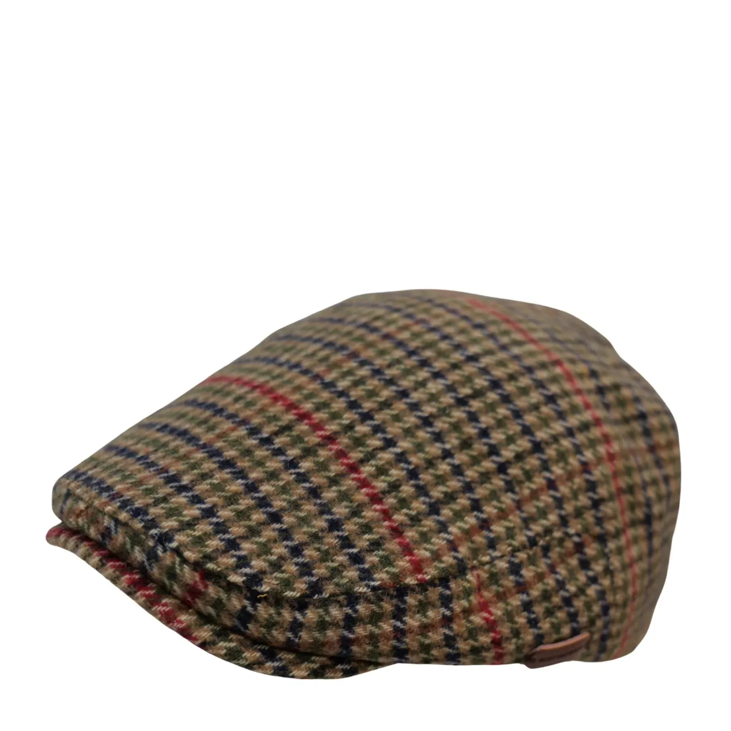 Tweed Style Flat Cap in Brown