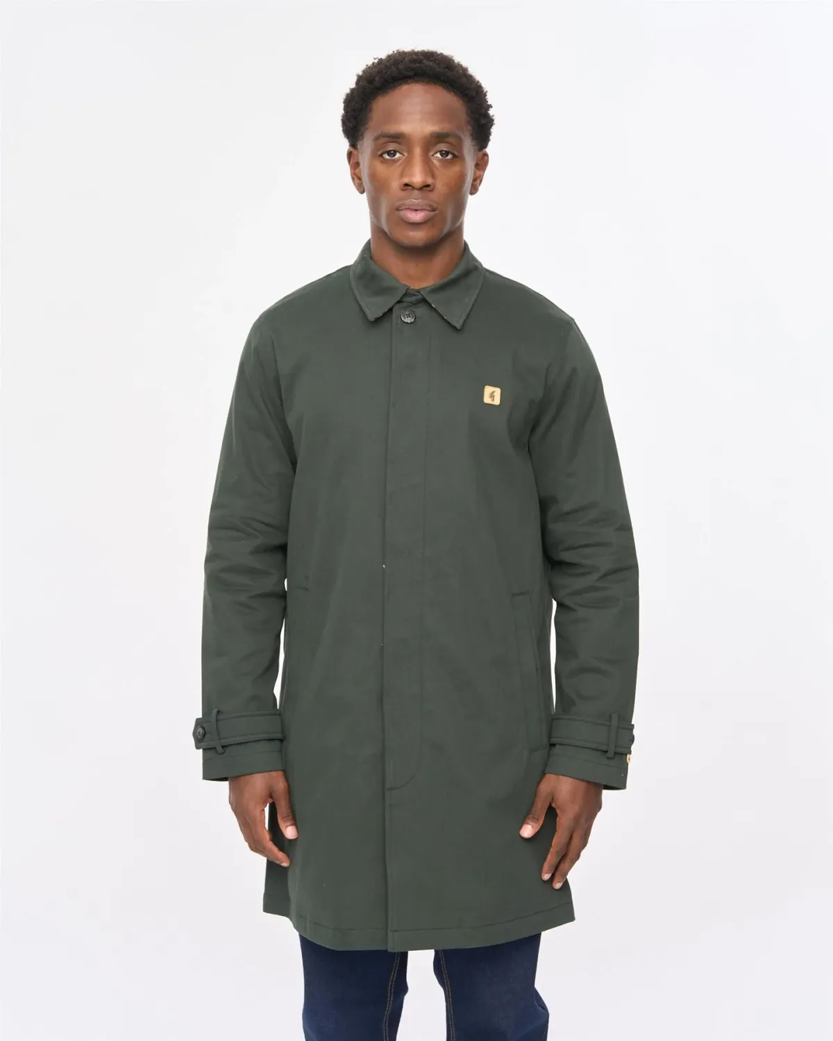 Gabicci 'Houghton' Raincoat in Dark Green