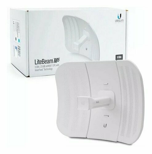 CPE/AP ENLACE 5GHZ 150MBPS 23DBI UBIQUITI LBE-M5-23 LITEBEAM AIRMAX
