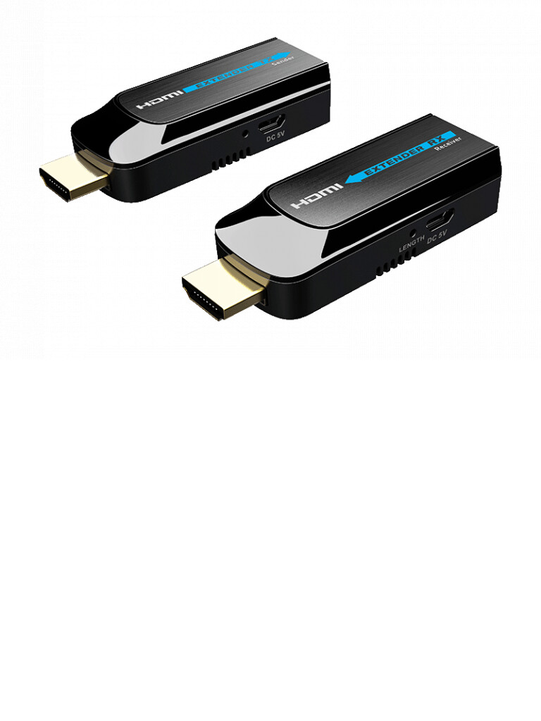 SAXXON LKV372S- Kit mini extensor HDMI/ Cable UTP recomendado CAT 6/ 6A/ 1080p / 50 Metros /30 HZ