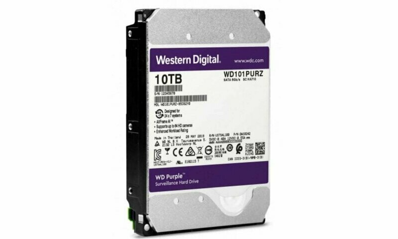 WESTERN WD101PURZ – DISCO DURO 10 TB VIDEOVIGILANCIA